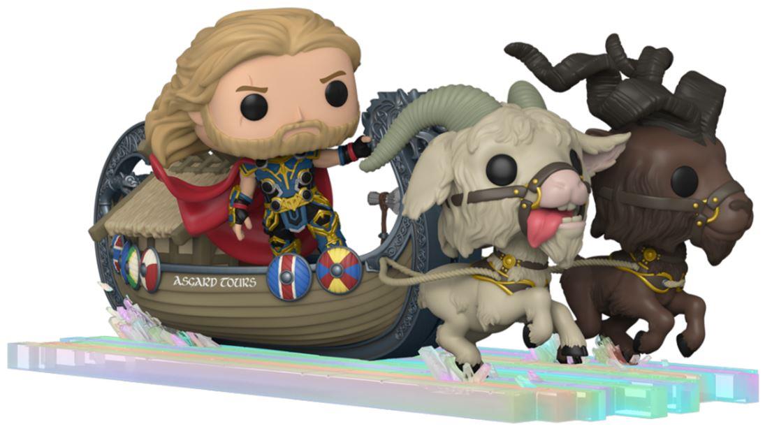 FUNKO ACTION FIGURES FUNKO POP RIDES THOR L&T: THOR W/ GOAT BOAT